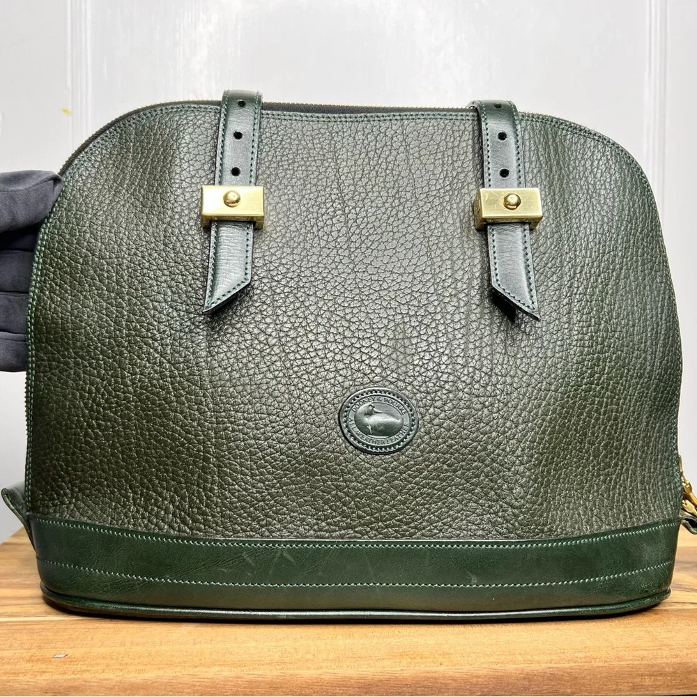 *RARE* Vintage Dooney & Bourke Metro Dome Zip Satchel - Picture 4 of 9
